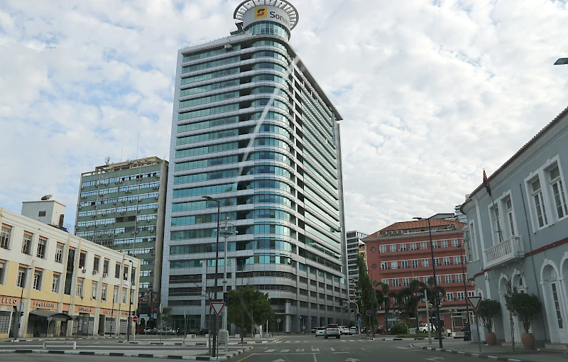 A Sonangol building in downtown Luanda