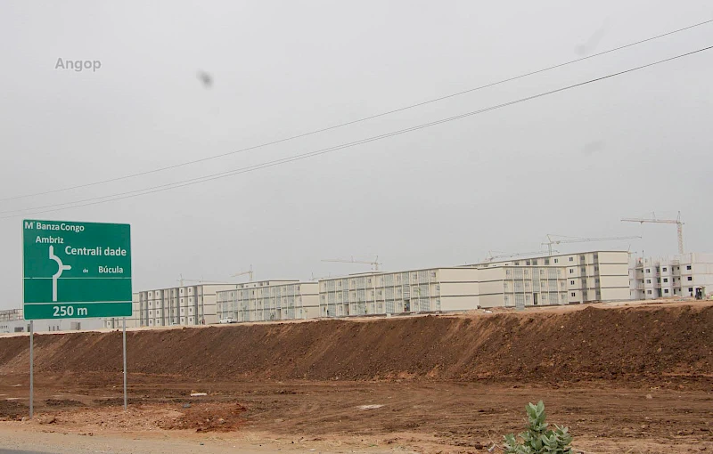 Centralidade do Bucula em construção no Bengo