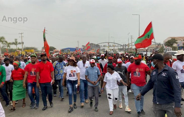 Une marche de l'UNITA à Luanda