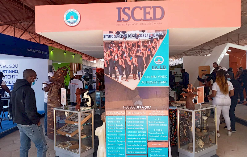 Stand do ISCED na Expo-Huíla