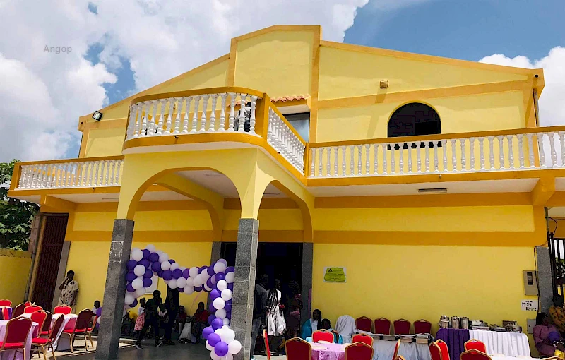 Templo da Igreja Metodista Episcopal Africana Sião em Malanje.