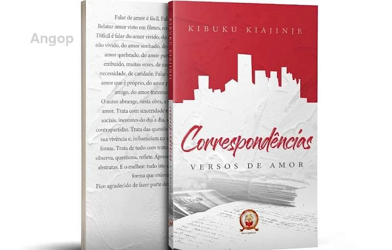 Livre "Correspondências e Versos de Amor"de l'écrivain Kibuku Kiajinje