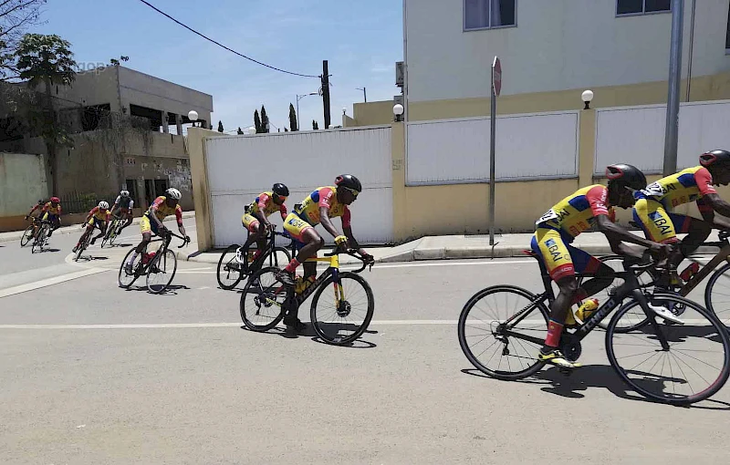 Copa Dande en ciclismo disputada este domingo en Caxito, provincia de Bengo