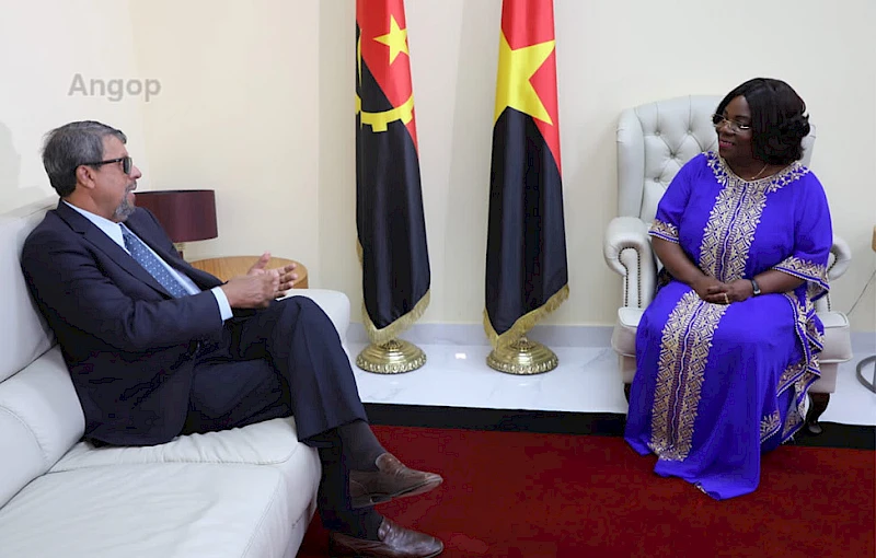 La vice-présidente du MPLA, Luísa Damião reçoit en audience l'ambassadeur du Cap-Vert en Angola, Jorge Eduardo de Figueiredo