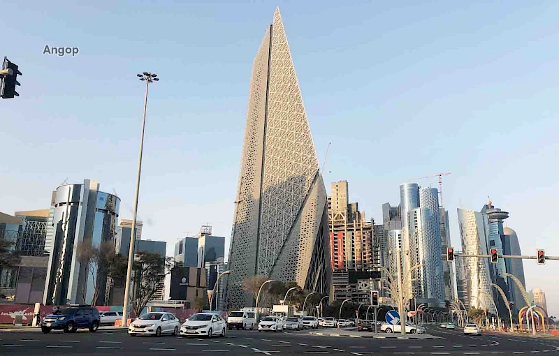 Vista parcial da cidade de Doha, Qatar