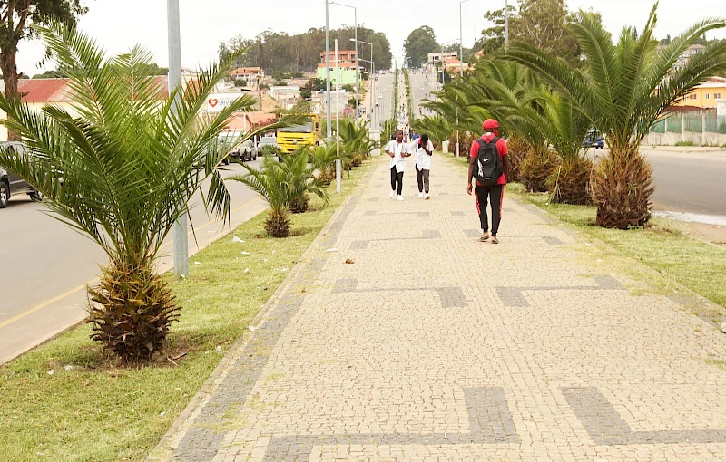 Huambo: Vista Parcial da Avenida Amilcar Cabral