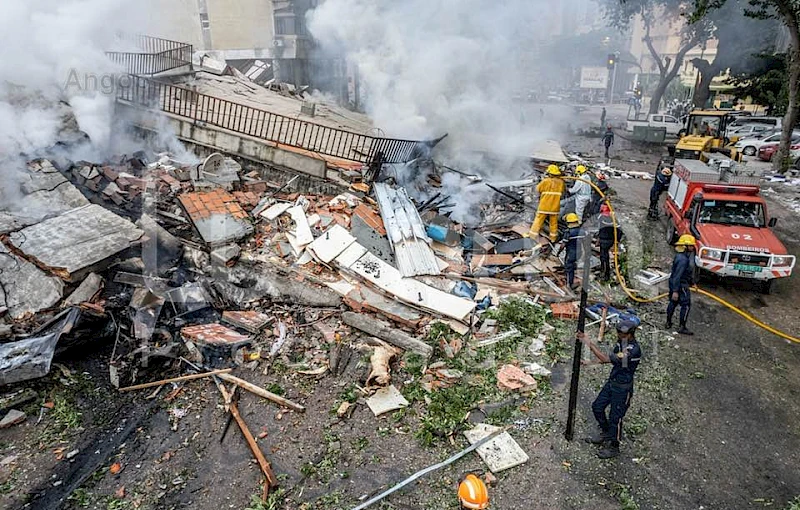 Se derrumba edificio en Comandante Valódia