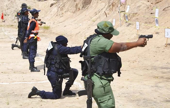 Concurso de tiro acertivo na província do Cunene