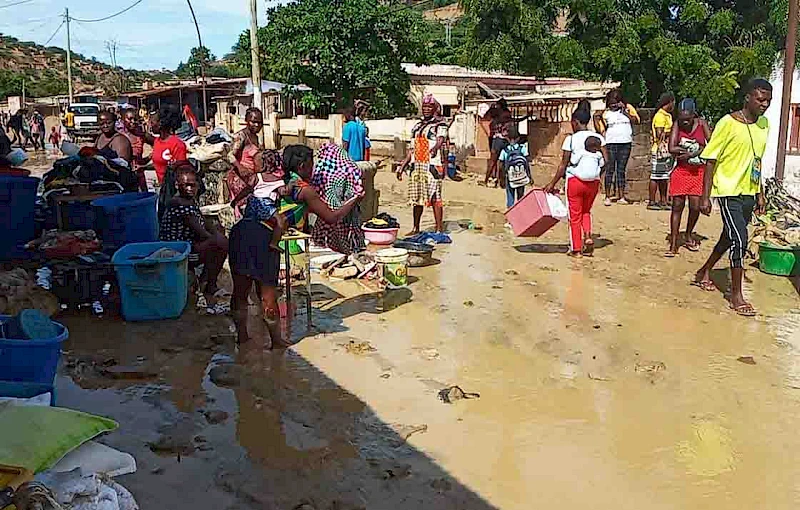 Chuva desaloja mais de 600 famílias no Sumbe