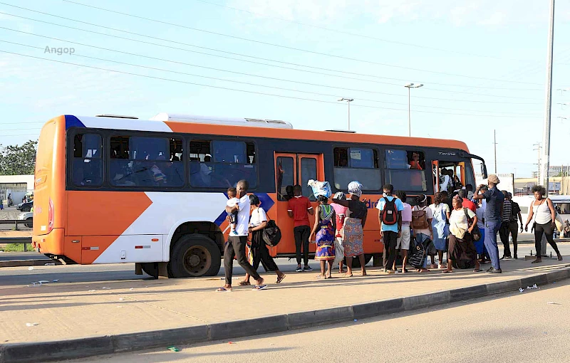 Autocarros para o transporte público da empresa Cidrália