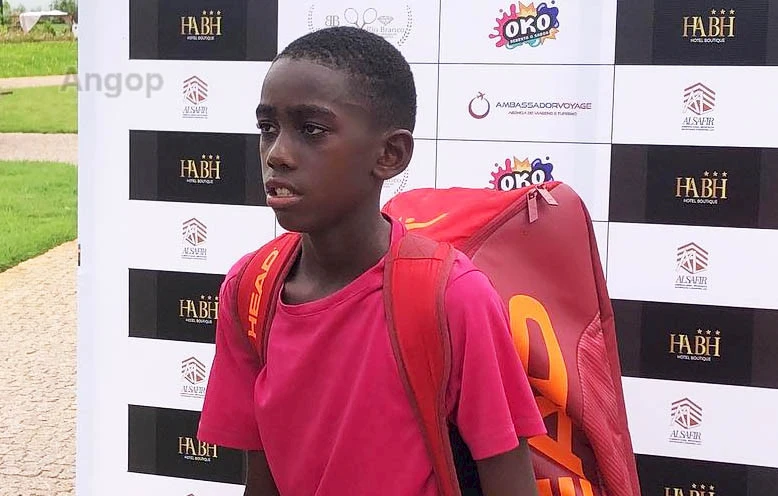 Lino Simão, Angolan U-14 tennis player