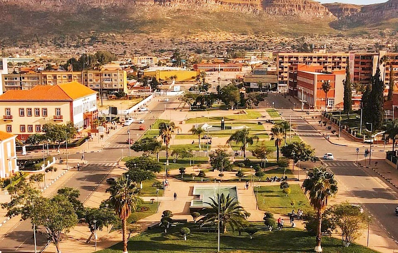 Pormenor da cidade do Lubango