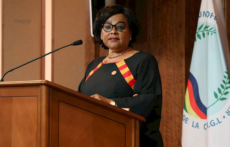 Angolan National Assembly Speaker, Carolina Cerqueira.