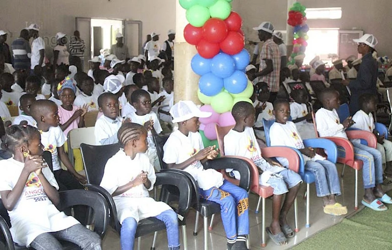 Niños en la provincia de Cuanza Norte