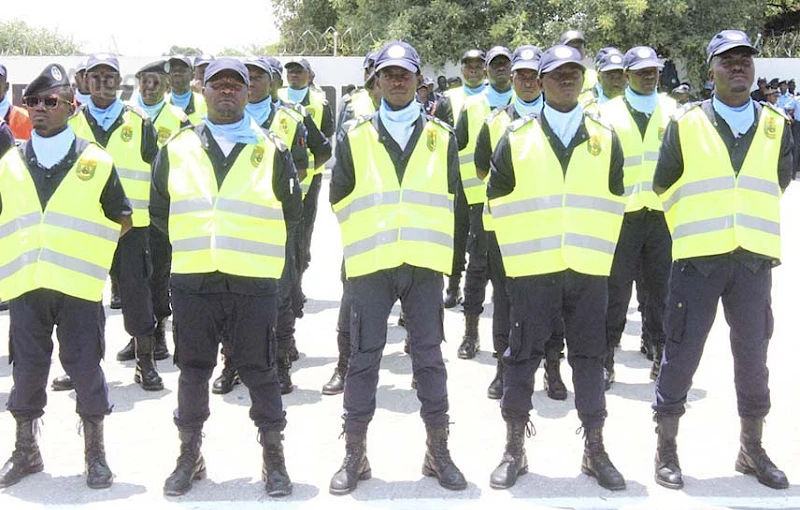 Efectivos da Policia Fiscal no Cunene