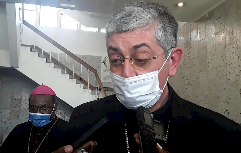 Le nonce apostolique, Mgr Geovani Gaspar