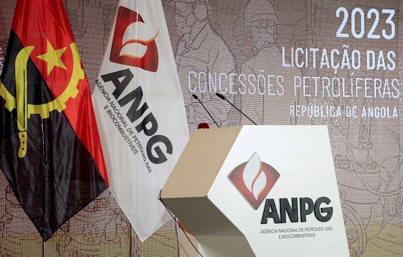 Dístico da Agência Nacional de Petroleo e Gás