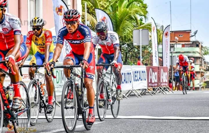 Pormenor de uma prova de ciclismo