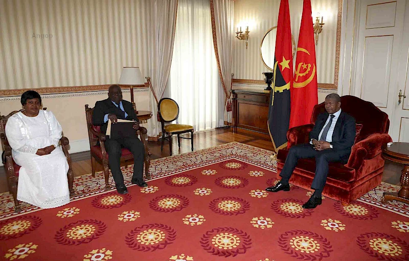 President João Lourenço meets with religious leaders