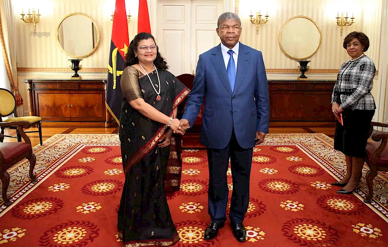 President João Lourenço grants audience to Indian ambassador to Angola