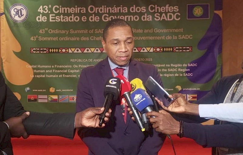 Spokesman for the 43rd Summit of SADC Heads of State and Government, Jorge Catarino Cardoso