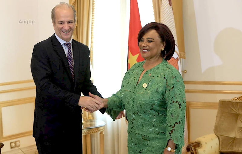 National Assembly Speaker Carolina Cerqueira meets with Brazilian Ambassador to Angola Rafael de Mello Vidal