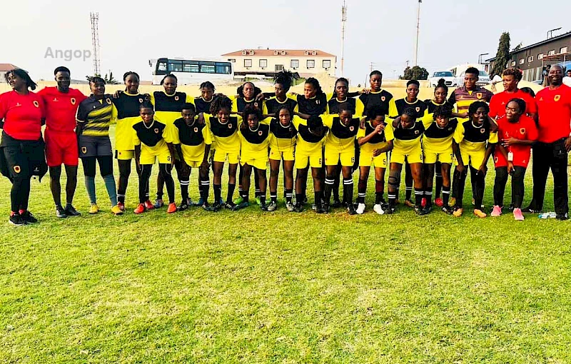 Entrenamiento de la Selección Femenina para la Copa Cosafa