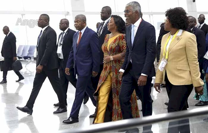 Le Président de la République, João Lourenço à l'aéroport international de Luanda