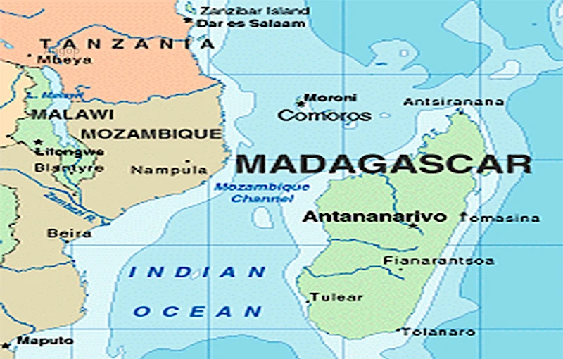 Mapa do Madagascar