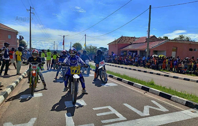 Prova de circuito fechado em Cangandala