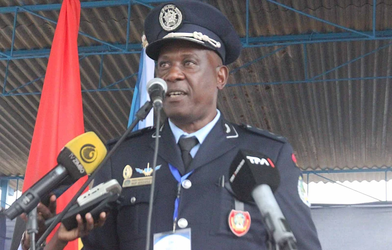 Comandante da Polícia Nacional na província do Huambo, comissário Manuel Gonçalves