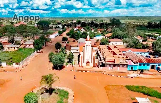 Vista parcial da sede do Cuvango, na Huíla