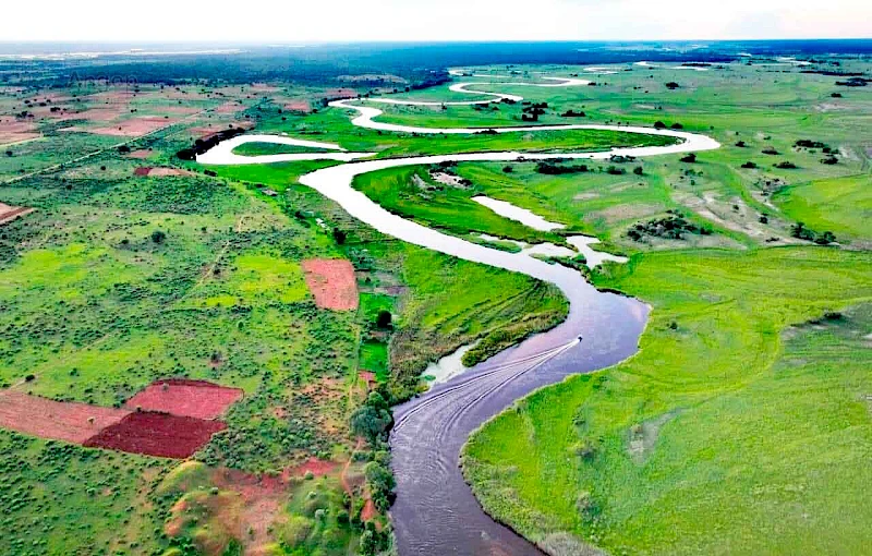 Rio Cubango, no Cuvango, Huíla