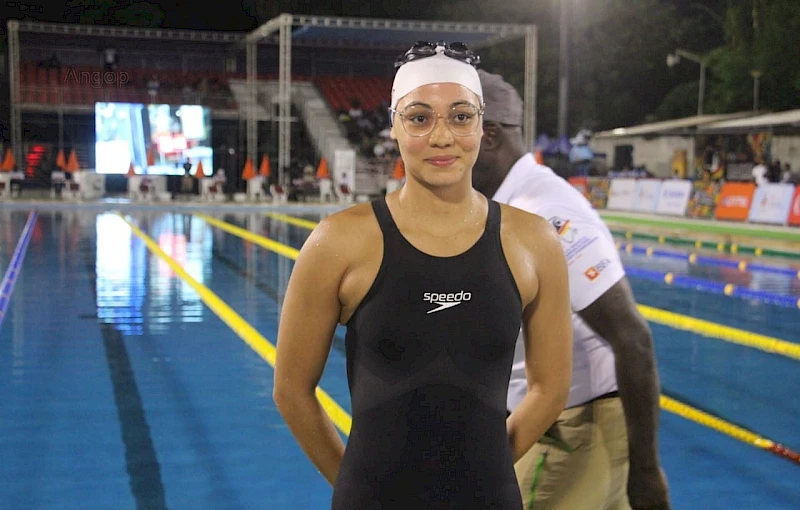 Atleta da Selecção de Natação, Lia Lima