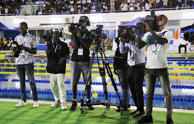 Imprensa Angolana na cobertura do campeonato africano de natação