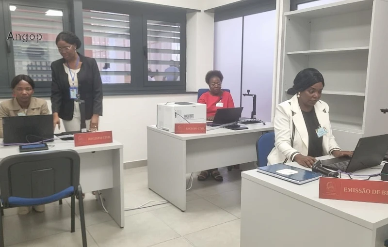 Posto de registos e emissão de bilhete de identidade no Hospital Geral do Cunene Simione Mucune