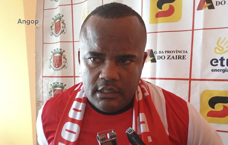 Flávio Amado, novo técnico do Clube Desportivo São Salvador do Kongo, província do Zaire