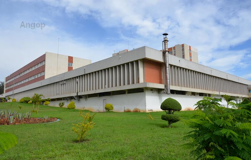 Huila: vue partielle de l'hôpital central de Lubango