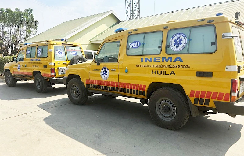 Ambulâncias do INEMA na Huíla