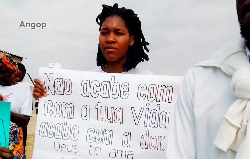 Marcha contra o suicídio na Matala