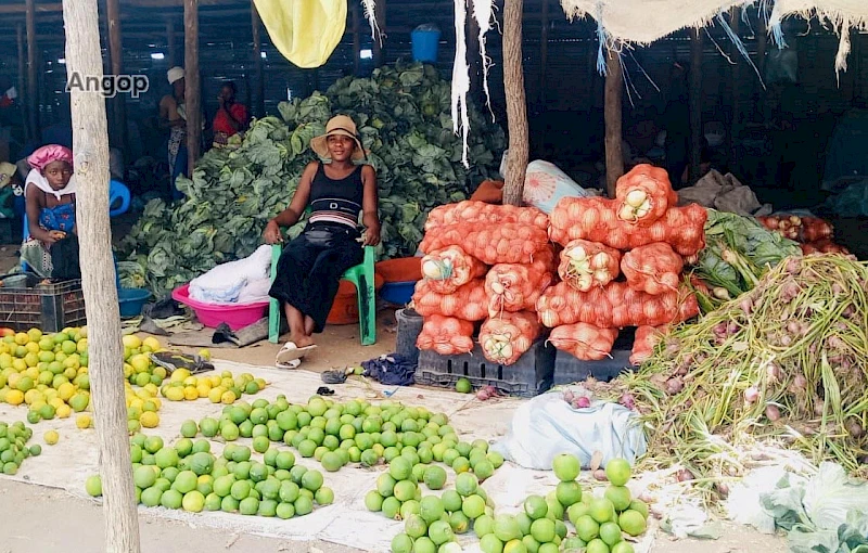 Produtos do Campo a venda no Cunene