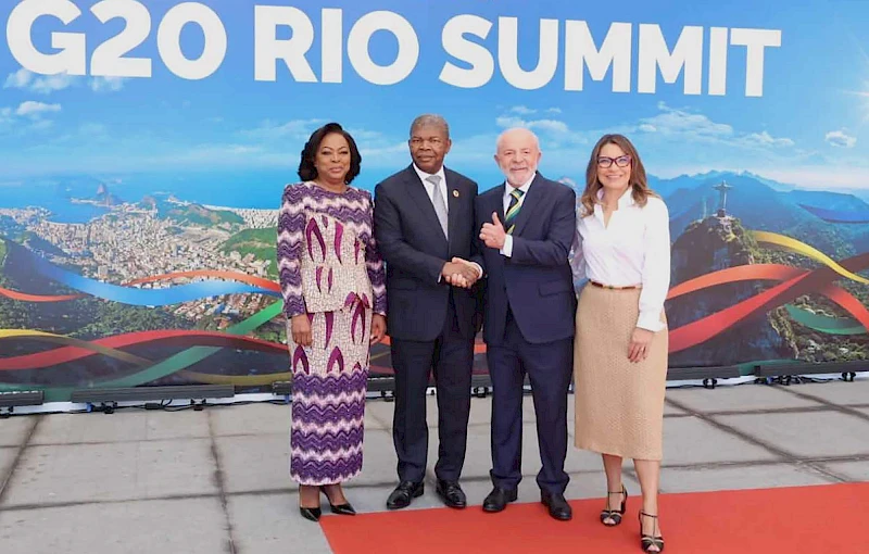 Presidente João Lourenço no G20 no Rio de Janeiro