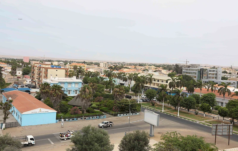 Vista parcial da cidade do Namibe