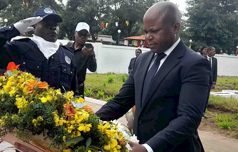 Governador, Daniel Neto, rende homenagem aos heróis do 4 Fevereiro