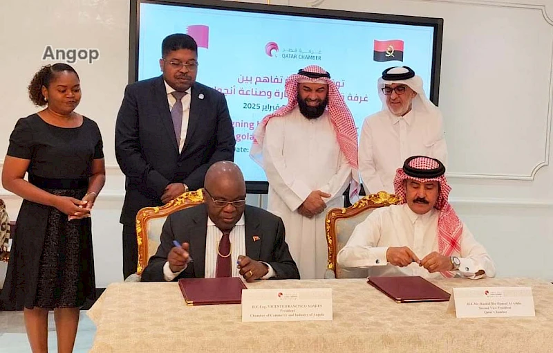 Angola e Qatar assinam memorando de entendimento