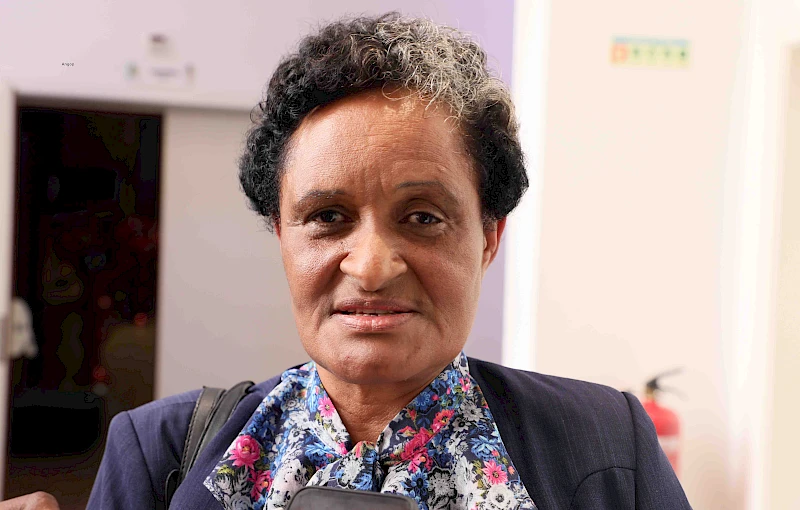 Directora do gabinete da Acção Social, Família e Igualdade de Género na província do Huambo, Maria de Fátima Cawewe