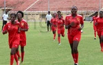 Selección Femenina de Fútbol entrena en Estadio Nacional de la Ciudad Deportiva