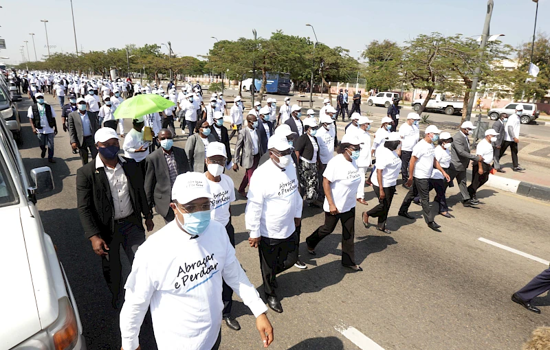 Marcha em homenagem as vítimas dos conflitos políticos