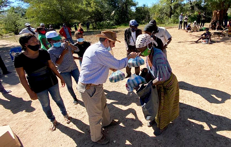 Huila: Comunidade recebe ajuda alimentar