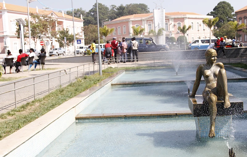 Ângulo da cidade do Cuito, província do Bié